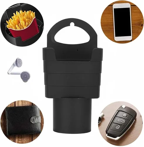 Vista 5 de Paquete de 2 portavasos para papas fritas para coche, multiusos, para comida rápida, soporte para tazas de almacenamiento de coche