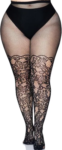 Vista 6 de Leg Avenue Medias de malla vintage para mujer