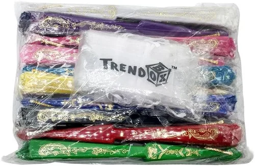 Vista 5 de TrendBox - Abanico chino de mano en encaje de rosas, diseño elegante vintage retro, plegable, para damas, para bailes de bola, 1 juego (10 colores)