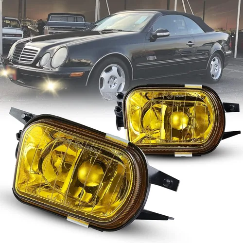 Vista 8 de Faros antiniebla para Mercedes Benz C200 C230 C240 C320 C350 CL55/CL65/SL55/SL65 AMG CL500 CL600 CLK320 CLK500 SLK350 Base SL500 SL550 SL600