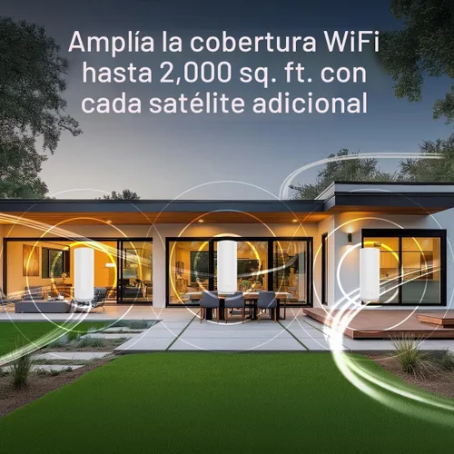 Vista 4 de NETGEAR Orbi 360 Series WiFi 7 Mesh System, satélite adicional