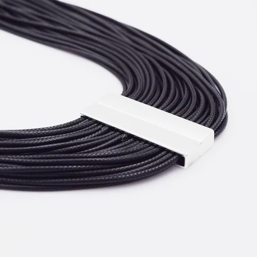 Vista 7 de Collar de moda para mujer, gargantilla de 36 capas de línea de cera, joyería de declaración