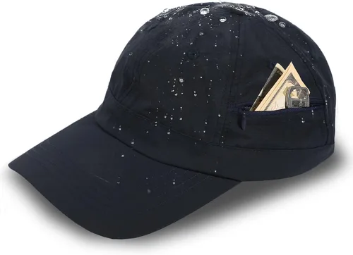 Vista 53 de Gorra de béisbol impermeable para hombre, sombrero de lluvia plegable para correr al aire libre, sombrero de pesca solar
