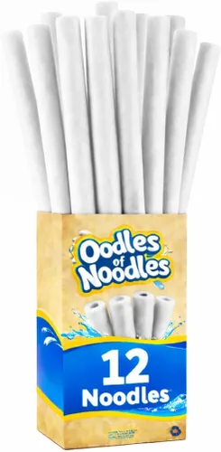 Vista 16 de Oodles of Noodles Fideos de espuma de arcoíris de lujo para piscina - Paquete de 12 - Aproximadamente 122 cm x 6.4 cm Tubos de espuma multiusos