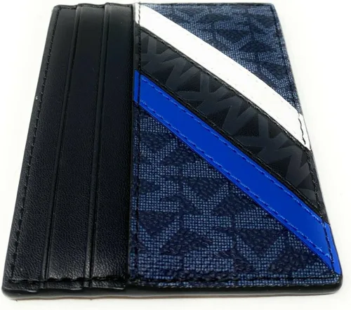 Vista 3 de Michael Kors Cooper - Funda de piel sintética vegana, Blue AdmiralMulti, Funda de piel sintética