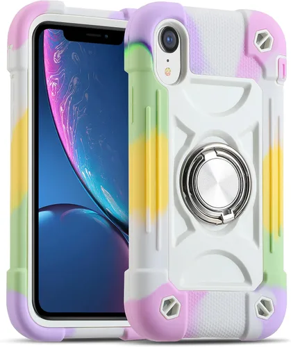 Vista 10 de MARKILL Compatible con iPhone Se3/iPhone Se2, Funda para iPhone 6/6S, Funda para iPhone 7/iPhone 8 de 4.7 Pulgadas con Soporte Anular, Funda