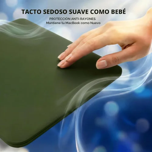 Vista 2 de Se7enline Funda para MacBook Neo de 13 pulgadas modelo A3404 2026, verde