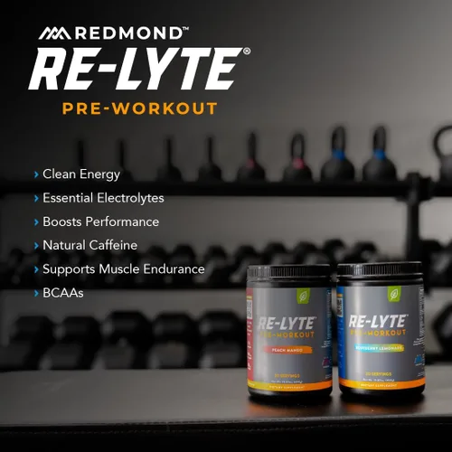 Vista 7 de REDMOND Re-Lyte - Mezcla de bebida preentrenamiento, limonada de arándanos, 15.87 onzas