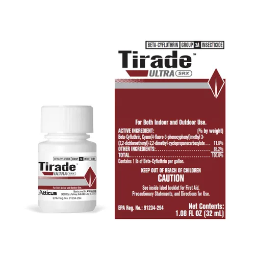 Vista 6 de Atticus Tirade Ultra SRX Insecticida (1.1 fl oz) - Beta-Cyfluthrin Concentrate