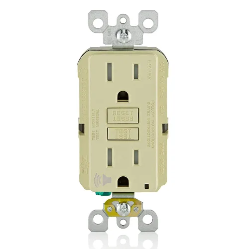Vista 13 de Leviton SmartlockPro Interruptor con enchufe de doble polo receptáculo, AFTR1-E, 120.0 volts