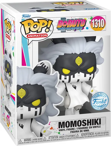 Vista 2 de Funko Pop! Animación: Boruto Next Generations - Momoshiki Edición Especial Figura de Vinilo Exclusivo Blanco #1310