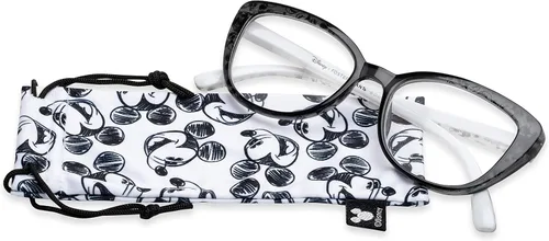 Vista 6 de Foster Grant Disney x Dreamer - Gafas de lectura con estampado de ojo de gato para mujer + 1.75