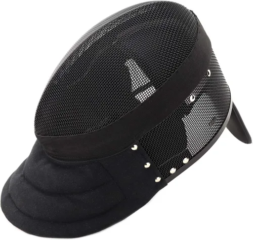 Vista 4 de LEONARK Armoury Casco Hema - Máscara de entrenador de esgrima - Máscara de grado nacional certificada CE 350N - Equipo de protección de esgrima