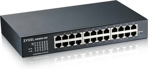 Vista 19 de Zyxel Conmutador Ethernet de red de 8 puertos Gigabit administrado inteligente GS1915-8