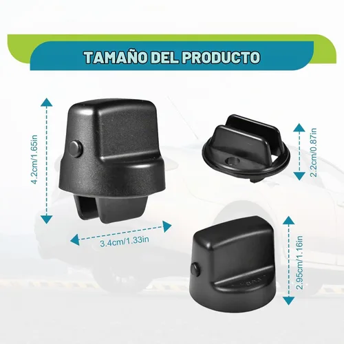 Vista 2 de Tapa de botón de rotación del interruptor de encendido sin llave compatible con Mazda CX-9 2007-2015 2006-2007 Mazda 6 2007-2011 CX7 reemplaza a OE