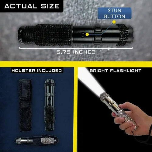 Vista 3 de Jolt RhineStun - Pistola paralizante con linterna 75,000,000