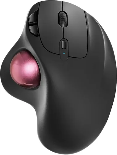 Vista 12 de Nulea Ratón Trackball Inalámbrico M501, Ergonómico Recargable, Control Fácil con el Pulgar, Seguimiento Preciso y Suave, Conexión de 3 Dispositivos