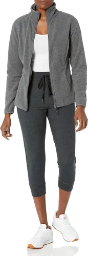 Vista 4 de Tienda Essentials Women's Classic-Fit Long-Sleeve Full-Zip Polar Soft Fleece Jacket (Available in Plus Size)