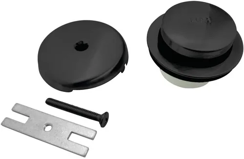 Vista 7 de Kingston Brass DTT5302A7 Kit de drenaje de bañera Easy Touch con activación por toque del pie, latón cepillado Cobrizo cepillado