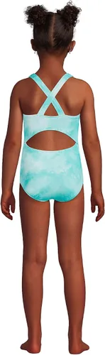 Vista 3 de Lands' End Girls Plus - Gráfico de lentejuelas UPF 50 sin tirones de una pieza
