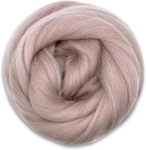 Vista 18 de Revolution Fibers Lana Corriedale teñida 8.2 onzas de parte superior de lana peinada de primera calidad 26 micras, 100% lana Corriedale pura