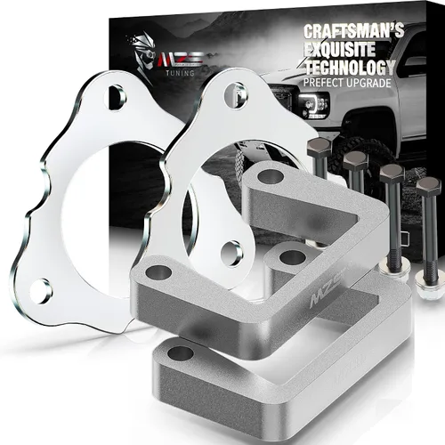 Vista 8 de MZS Kit de nivelación de 2 pulgadas, espaciadores de puntal delantero superior e inferior, kit de elevación compatible con Silverado Sierra Yukon
