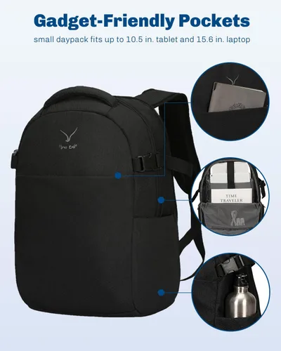 Vista 9 de Hynes Eagle Mochila de viaje 2 en 1 de 22 pulgadas, equipaje de mano de 63L, mochila con ruedas para hombres y mujeres con cubos de embalaje, juego