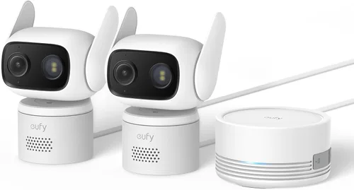 Vista 13 de eufy Security Cámara interior/exterior C31 (paquete de 2), IP66, sin Negro