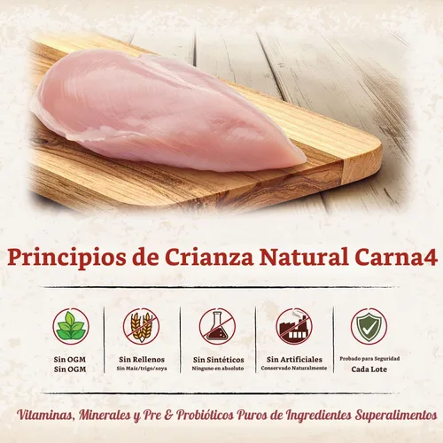 Vista 6 de CARNA4 All Life Stages - Alimento seco para perros con fórmula de pollo (3 libras, pollo)
