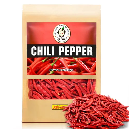 Vista 16 de Pimientos rojos secos de Yimi, especias picantes medias para la cocina multi 10,7 onzas