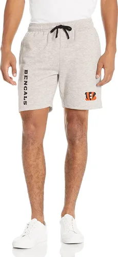 Vista 9 de FOCO NFL Mens NFL Team Logo Gray Wordmark Fleece Shorts