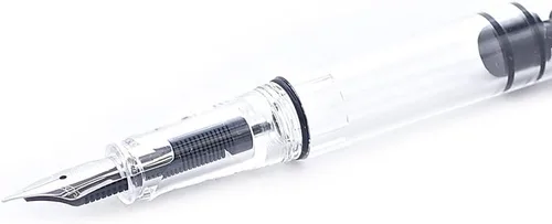 Vista 3 de TWSBI ECO Pluma Estilográfica Blanca, Plumín M