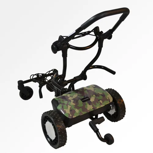 Vista 7 de CaddyTrek R2 CaddyWraps - Carrito de golf eléctrico robótico inteligente Stars & Stripes