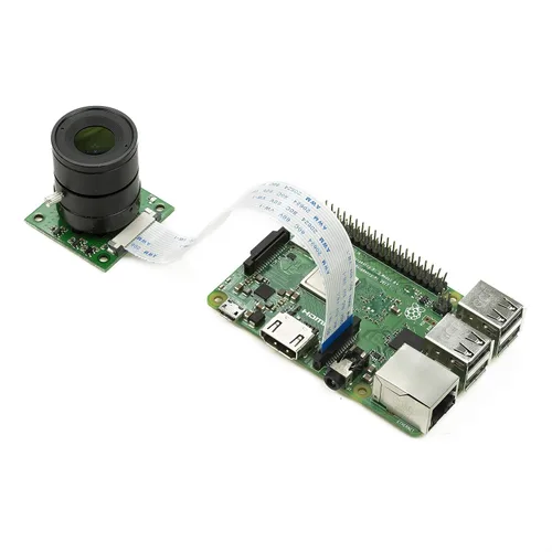 Vista 6 de Arducam para Raspberry Pi 5 Módulo de cámara con lente de montaje CS intercambiable para Pi 5, 4, 3, 3B+, 5MP OV5647 1080P