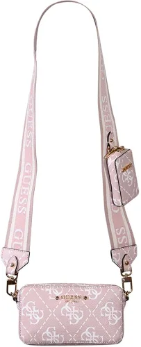 Vista 7 de GUESS Rea Mini cámara cruzada, logotipo de palisandro, Logotipo de palisandro