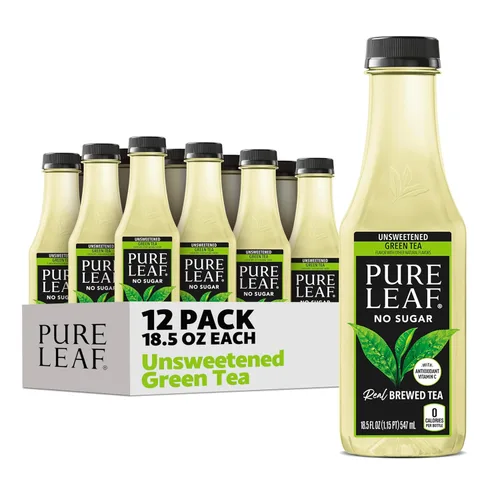 Vista 7 de Pure Leaf Té helado, té dulce sin azúcar, botellas de 18.5 onzas líquidas (paquete de 12)