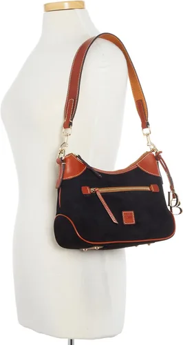 Vista 4 de Dooney & Bourke Bolso de hombro Hobo pequeño de gamuza