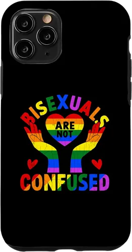 Vista 27 de iPhone 16 LGBTQ Gay Lesbian Funny Bisexuals Not Confused Pride Graphic Case
