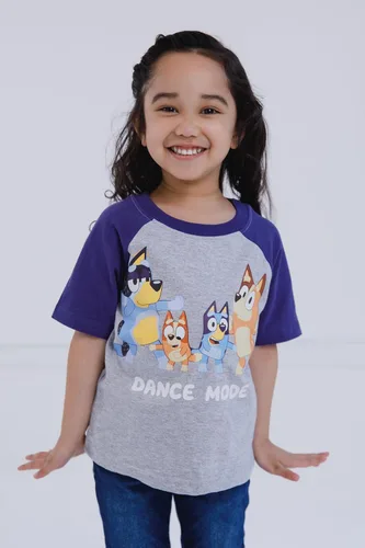 Vista 2 de Bluey Mom Dad Bingo Girls - Camiseta familiar a juego para niños pequeños y adultos