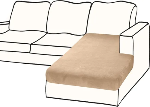 Vista 12 de BT.WA Funda de Cojín de Sofá de Terciopelo 1 Pieza Funda de Cojín de Asiento Elástica Funda de Sillón Fundas Separadas de Sofá Seccional Protector