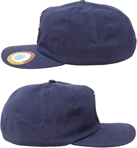 Vista 4 de Sendero Provisions Co. The Hank - Gorra ajustable con diseño bordado de Hank Williams (azul marino) - Talla única, Azul Embroidered Design, One