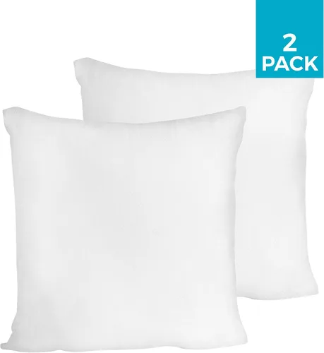 Vista 3 de Westex Relleno de almohada de poliéster, 18 x 18 pulgadas, paquete de 2