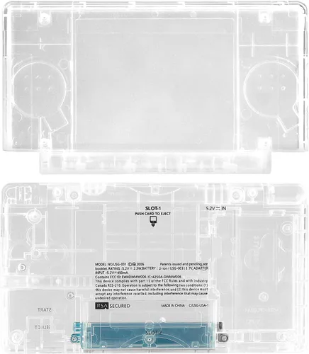 Vista 4 de OSTENT Full Repair Parts Replacement Housing Shell Case Kit for Nintendo DS Lite NDSL Color Clear
