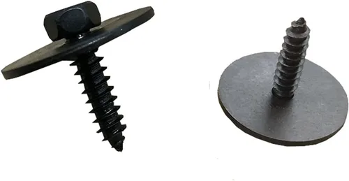 Vista 2 de 24 tornillos para debajo de la cubierta de los clips para debajo de la cubierta SPLASHGUARD COMPETIBLE con Mercedes Clase E W211