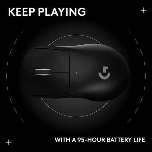Vista 14 de Logitech G PRO X Superlight 2 DEX Lightspeed - Mouse inalámbrico para juegos, 2.12 onzas, calidad profesional con 5 botones programables, carga