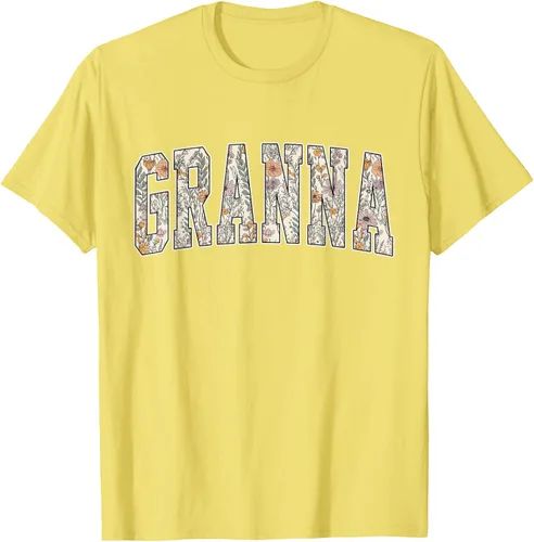 Vista 35 de Granna - Camiseta retro para el día de la madre Negro