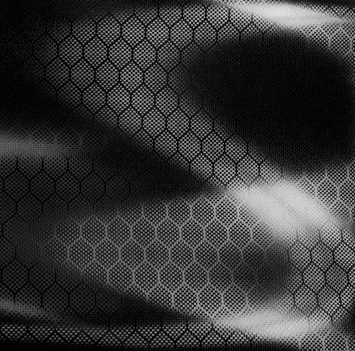 Vista 8 de V2 - Revestimiento de vinilo para automóvil, color negro carbono, diseño hexagonal (6 pulgadas x 5 pies)