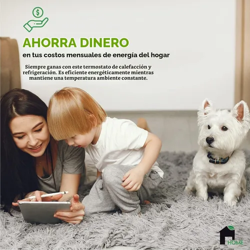 Vista 7 de EconoHome - Termostato ajustable universal con enchufe para calefacción y refrigeración - Compatible con la mayoría de los calentadores de pared