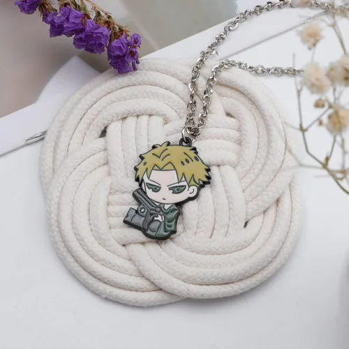 Vista 5 de Collar familiar de anime Pendnt Anya Forger Anime Cosplay Collares regalo para fanáticos, regalos para niños, adolescentes, adultos, amantes