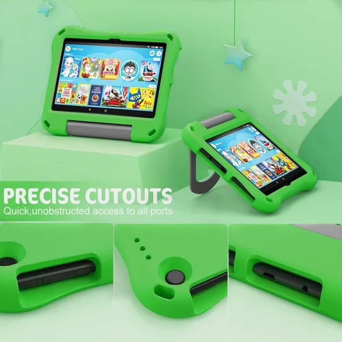 Vista 2 de Auorld - Funda para tableta de 8 pulgadas, ligera, a prueba de golpes, con soporte de asa para tableta 2022 de 8 pulgadas, no para tableta Samsung